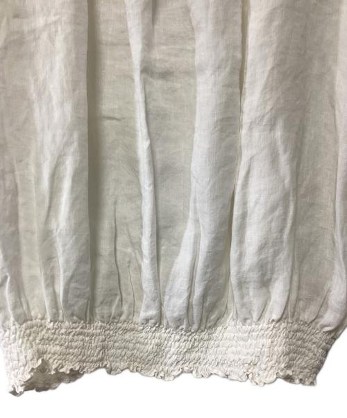 Plage（プラージュ）Plage (プラージュ) ヴィンテージオフショルダーブラウス ホワイト サイズ:記載なし 未使用品の古着・服飾アイテム