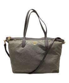 PRADA（プラダ）の古着「2WAYバッグ」｜カーキ