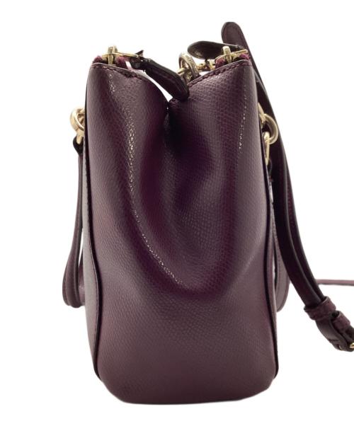 COACH（コーチ）COACH (コーチ) 2WAYバッグ パープルの古着・服飾アイテム