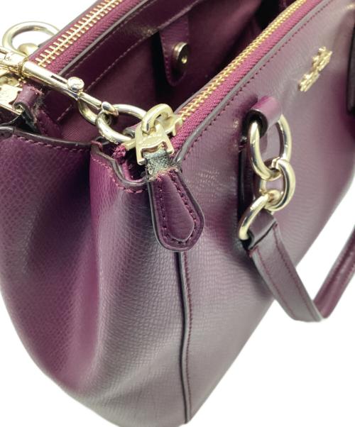 COACH（コーチ）COACH (コーチ) 2WAYバッグ パープルの古着・服飾アイテム