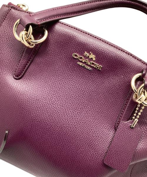 COACH（コーチ）COACH (コーチ) 2WAYバッグ パープルの古着・服飾アイテム