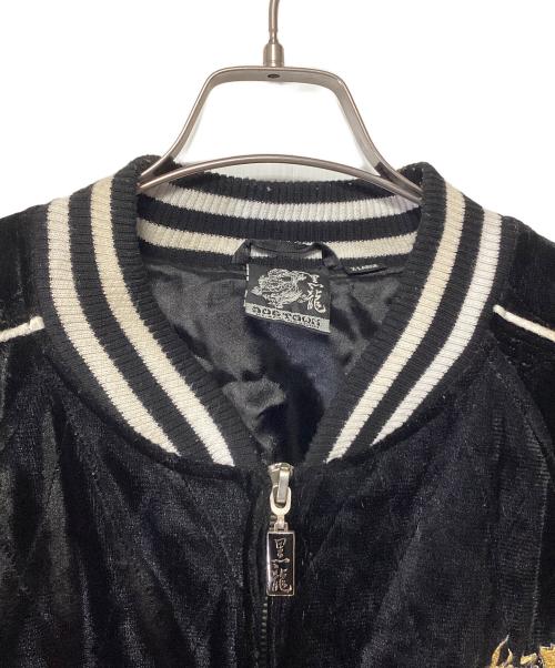 DOG TOWN（ドッグ タウン）DOG TOWN (ドッグ タウン) スカジャン ブラック サイズ:X-LARGEの古着・服飾アイテム