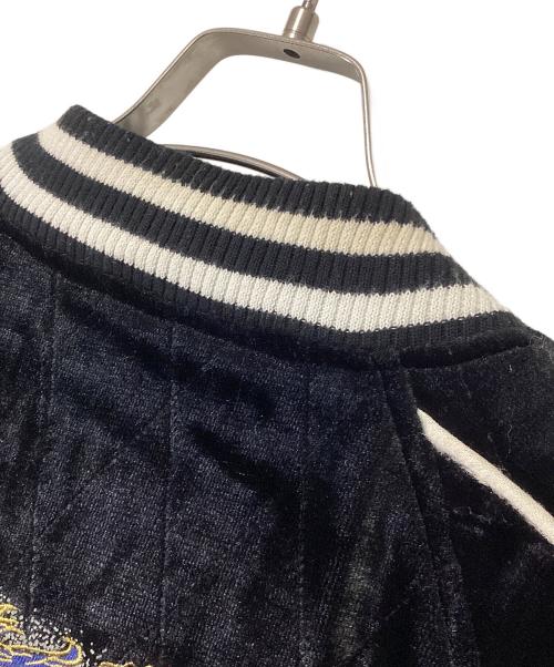 DOG TOWN（ドッグ タウン）DOG TOWN (ドッグ タウン) スカジャン ブラック サイズ:X-LARGEの古着・服飾アイテム