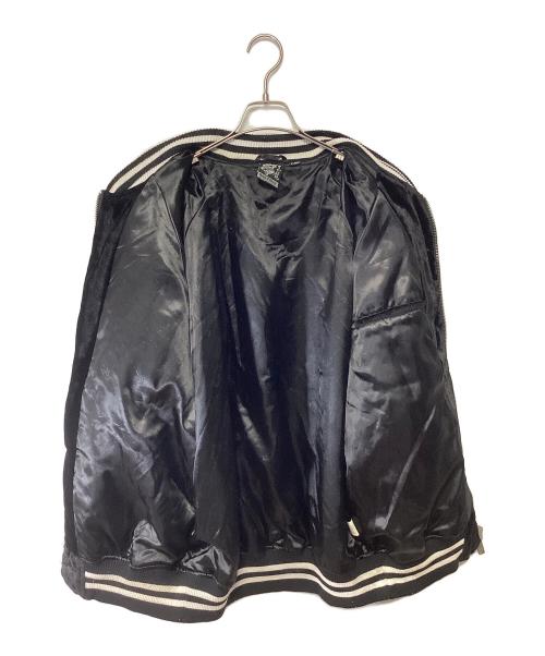 DOG TOWN（ドッグ タウン）DOG TOWN (ドッグ タウン) スカジャン ブラック サイズ:X-LARGEの古着・服飾アイテム