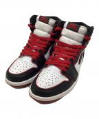 NIKEナイキ）の古着「Air Jordan 1 Retro High OG "Blood Line"（エアジョーダン1レトロ ハイ オージー ブラッドライン）」｜ホワイト×ブラック