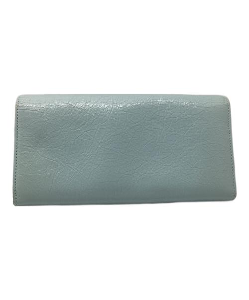 BALENCIAGA（バレンシアガ）BALENCIAGA (バレンシアガ) 長財布 ブルーの古着・服飾アイテム