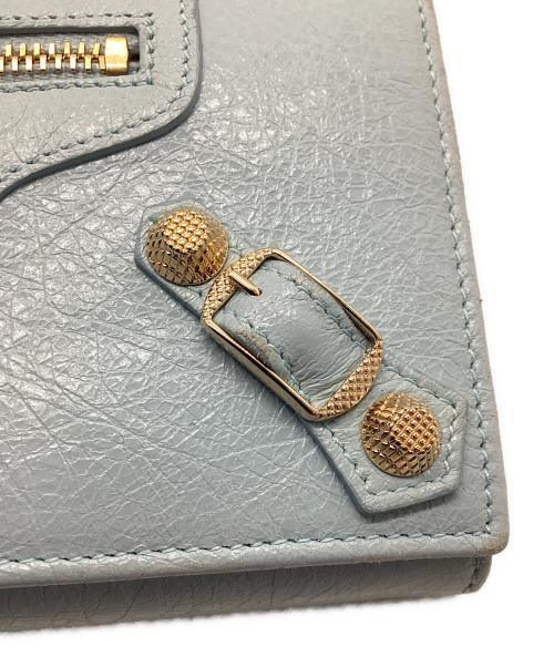 BALENCIAGA（バレンシアガ）BALENCIAGA (バレンシアガ) 長財布 ブルーの古着・服飾アイテム