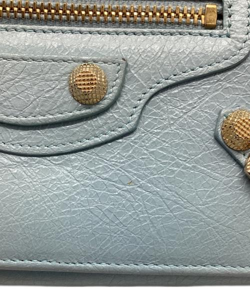BALENCIAGA（バレンシアガ）BALENCIAGA (バレンシアガ) 長財布 ブルーの古着・服飾アイテム