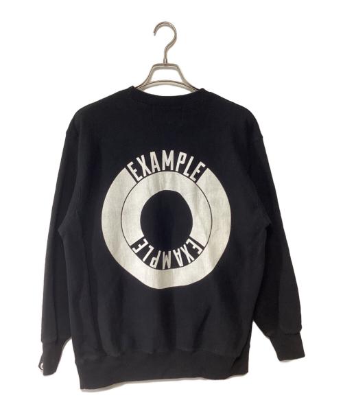 EXAMPLE（エグザンプル）EXAMPLE (エグザンプル) スウェット ブラック サイズ:XLの古着・服飾アイテム