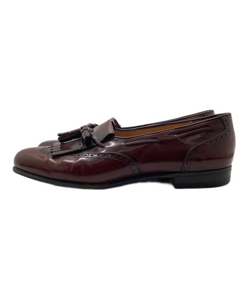 Salvatore Ferragamo（サルヴァトーレ フェラガモ）Salvatore Ferragamo (サルヴァトーレ フェラガモ) タッセルローファー ワインレッド サイズ:7 2Eの古着・服飾アイテム