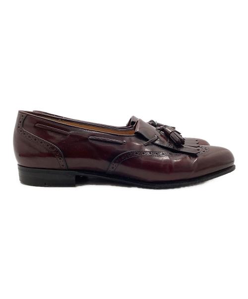 Salvatore Ferragamo（サルヴァトーレ フェラガモ）Salvatore Ferragamo (サルヴァトーレ フェラガモ) タッセルローファー ワインレッド サイズ:7 2Eの古着・服飾アイテム