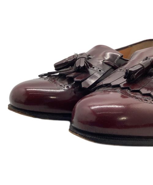 Salvatore Ferragamo（サルヴァトーレ フェラガモ）Salvatore Ferragamo (サルヴァトーレ フェラガモ) タッセルローファー ワインレッド サイズ:7 2Eの古着・服飾アイテム