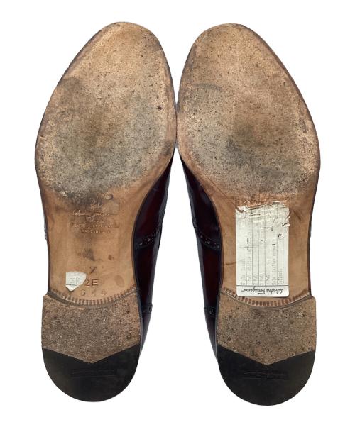Salvatore Ferragamo（サルヴァトーレ フェラガモ）Salvatore Ferragamo (サルヴァトーレ フェラガモ) タッセルローファー ワインレッド サイズ:7 2Eの古着・服飾アイテム