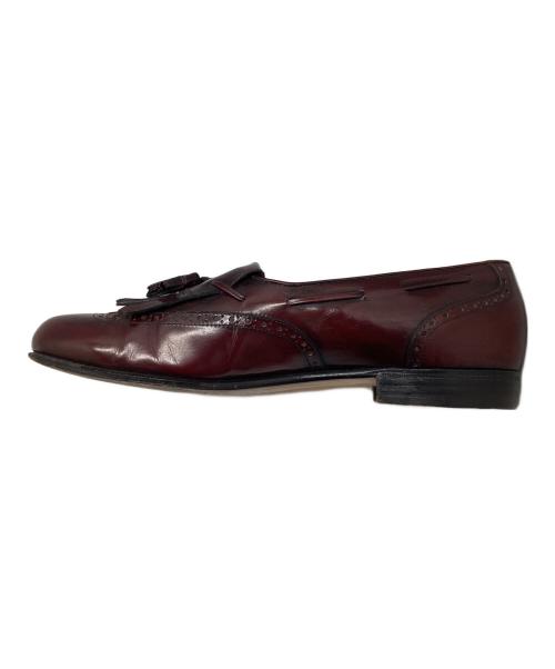 Salvatore Ferragamo（サルヴァトーレ フェラガモ）Salvatore Ferragamo (サルヴァトーレ フェラガモ) タッセルローファー ワインレッド サイズ:7 2Eの古着・服飾アイテム