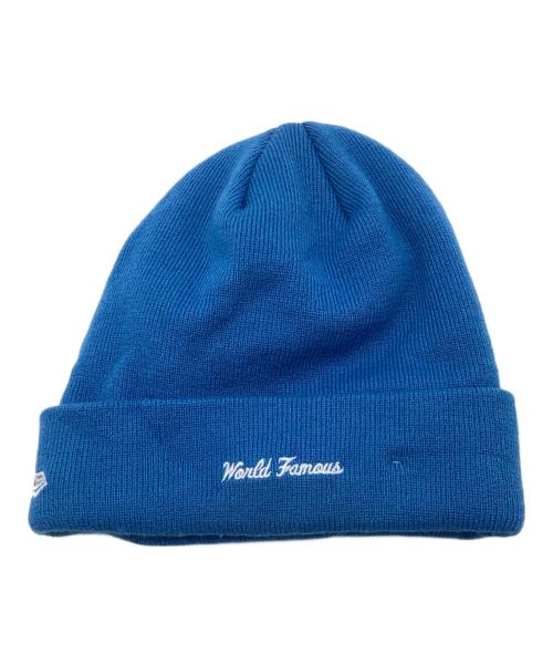 SUPREME（シュプリーム）SUPREME (シュプリーム) New Era (ニューエラ) ニット帽 ブルーの古着・服飾アイテム