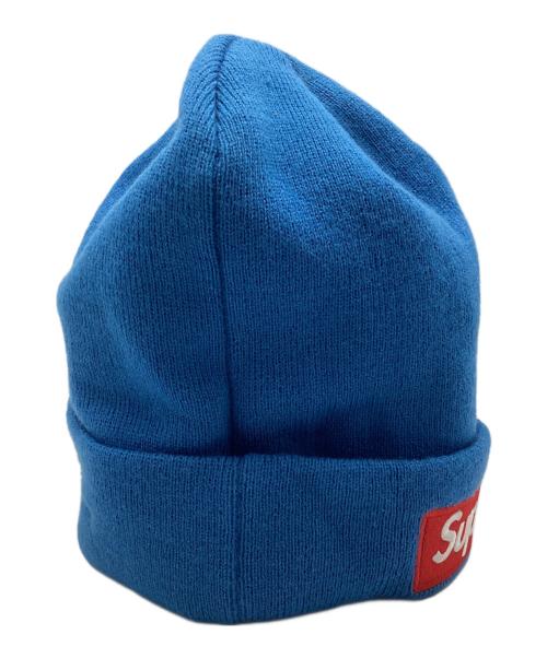 SUPREME（シュプリーム）SUPREME (シュプリーム) New Era (ニューエラ) ニット帽 ブルーの古着・服飾アイテム