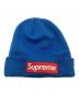 SUPREME（シュプリーム）の古着「ニット帽」｜ブルー