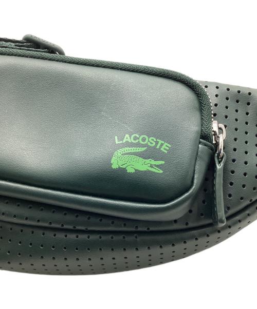 LACOSTE（ラコステ）LACOSTE (ラコステ) アルガハーフムーンバッグ ダークグリーンの古着・服飾アイテム