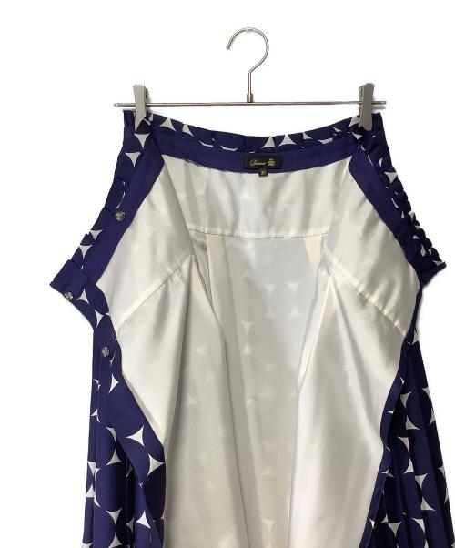 DRAWER（ドゥロワー）DRAWER (ドゥロワー) スカート ブルー サイズ:38の古着・服飾アイテム