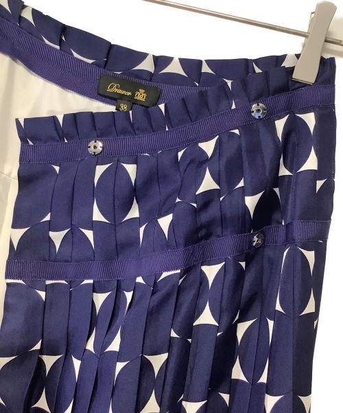 DRAWER（ドゥロワー）DRAWER (ドゥロワー) スカート ブルー サイズ:38の古着・服飾アイテム