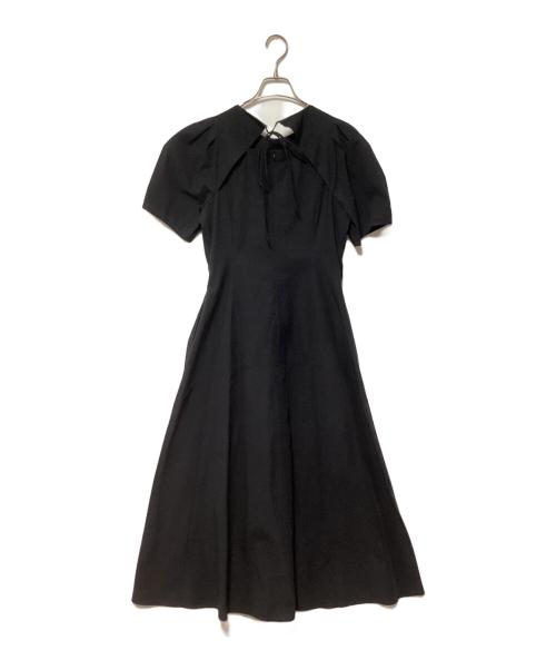 UNITED ARROWS（ユナイテッドアローズ）UNITED ARROWS (ユナイテッドアローズ) 半袖ワンピース ブラック サイズ:38の古着・服飾アイテム