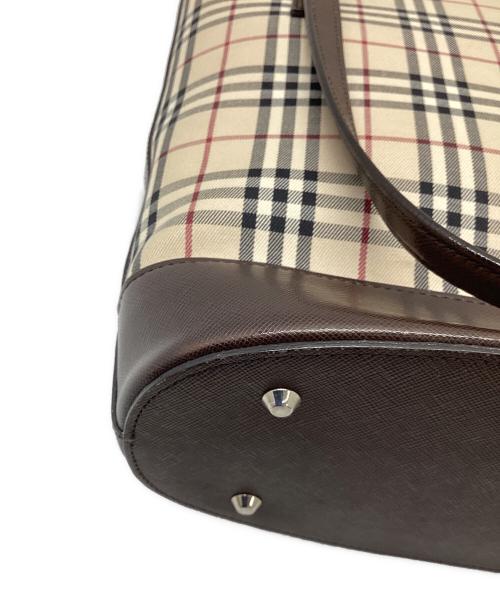 BURBERRY（バーバリー）BURBERRY (バーバリー) トートバッグ ベージュ×ブラウンの古着・服飾アイテム