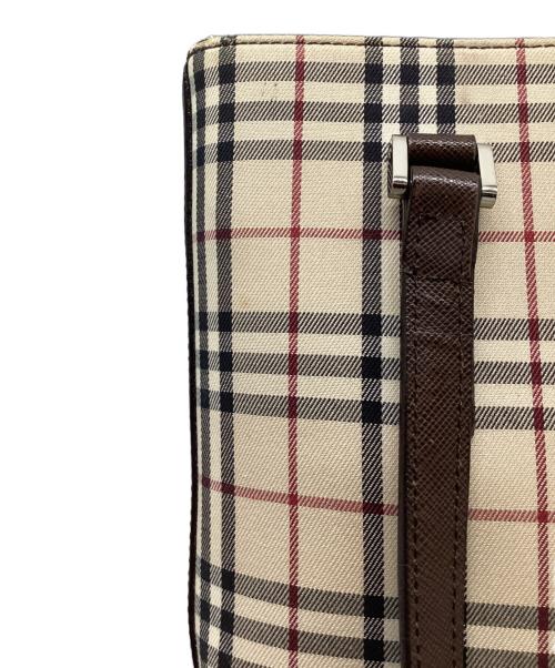 BURBERRY（バーバリー）BURBERRY (バーバリー) トートバッグ ベージュ×ブラウンの古着・服飾アイテム