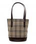 BURBERRY (バーバリー) トートバッグ ベージュ×ブラウン：27000円