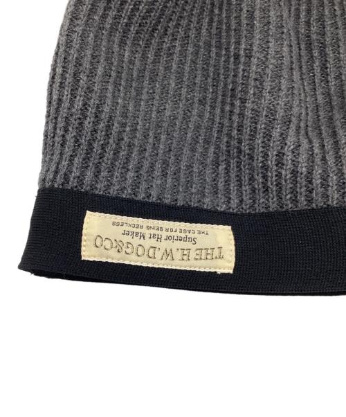 THE H.W.DOG&CO.（エイチダブリュードッグアンドコー）THE H.W.DOG&CO. (エイチダブリュードッグアンドコー) ビーニー グレーの古着・服飾アイテム