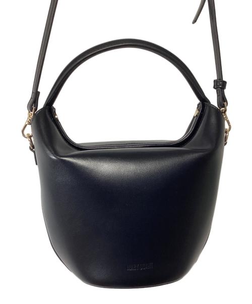 MARY QUANT（マリークヮント）MARY QUANT (マリークヮント) レザーバッグ ブラックの古着・服飾アイテム