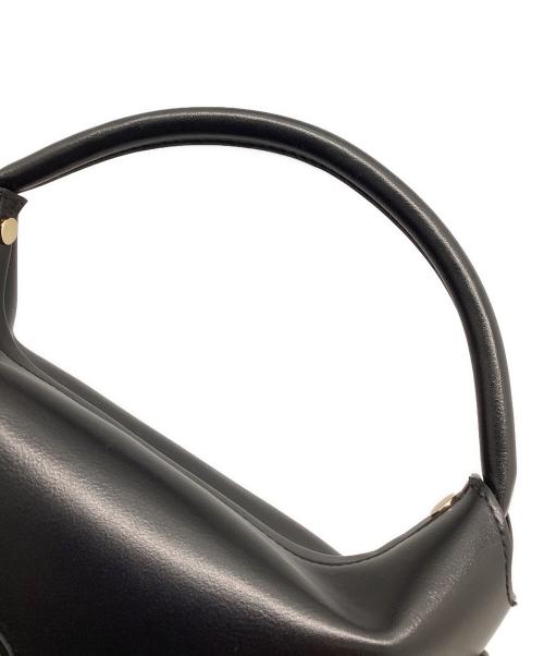 MARY QUANT（マリークヮント）MARY QUANT (マリークヮント) レザーバッグ ブラックの古着・服飾アイテム