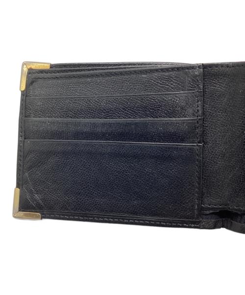 Yves Saint Laurent（イヴサンローラン）Yves Saint Laurent (イヴサンローラン) 2つ折り財布 ブラックの古着・服飾アイテム