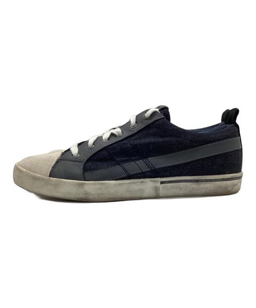 DIESEL（ディーゼル）DIESEL (ディーゼル) D-VELOWS LOW LACE（ディー・ヴェローズ ロー レース） インディゴ×グレー サイズ:28.5の古着・服飾アイテム