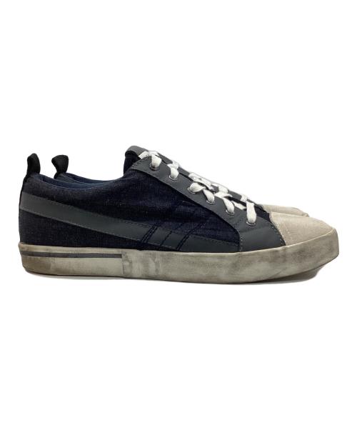 DIESEL（ディーゼル）DIESEL (ディーゼル) D-VELOWS LOW LACE（ディー・ヴェローズ ロー レース） インディゴ×グレー サイズ:28.5の古着・服飾アイテム
