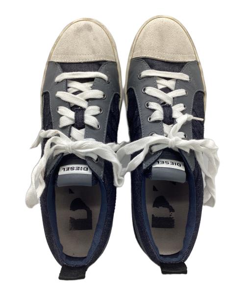 DIESEL（ディーゼル）DIESEL (ディーゼル) D-VELOWS LOW LACE（ディー・ヴェローズ ロー レース） インディゴ×グレー サイズ:28.5の古着・服飾アイテム
