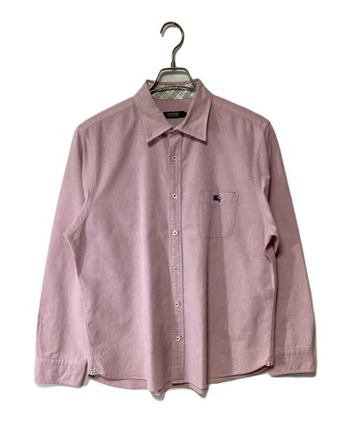 BURBERRY BLACK LABEL（バーバリーブラックレーベル）BURBERRY BLACK LABEL (バーバリーブラックレーベル) 長袖シャツ ピンク サイズ:4の古着・服飾アイテム
