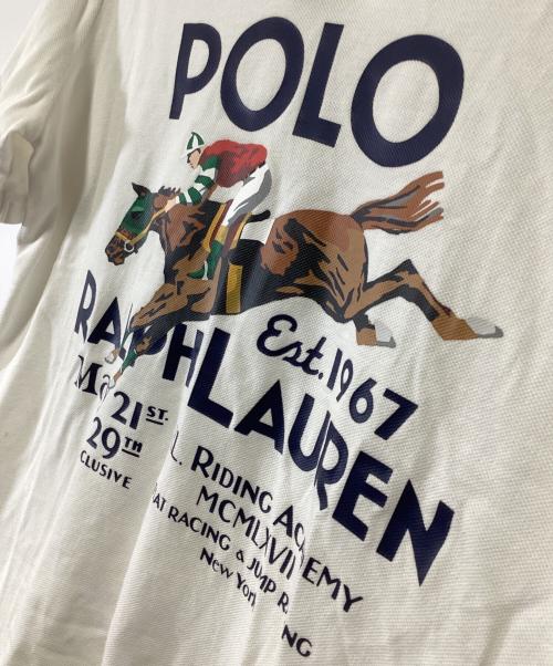 POLO RALPH LAUREN（ポロ・ラルフローレン）POLO RALPH LAUREN (ポロ・ラルフローレン) 半袖ポロシャツ ホワイト サイズ:Mの古着・服飾アイテム