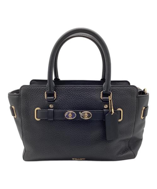 COACH（コーチ）COACH (コーチ) 2WAYバッグ ネイビーの古着・服飾アイテム