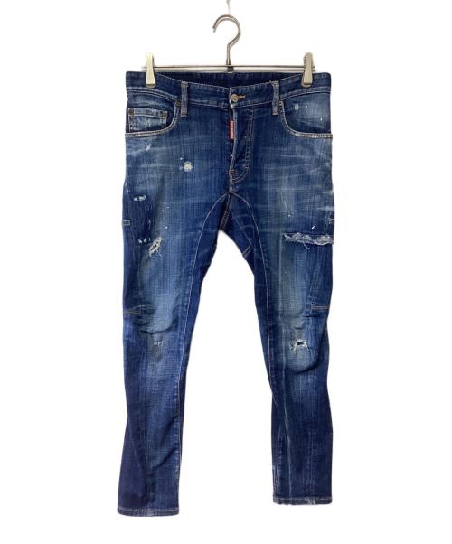 DSQUARED2（ディースクエアード）DSQUARED2 (ディースクエアード) デニムパンツ インディゴ サイズ:46の古着・服飾アイテム