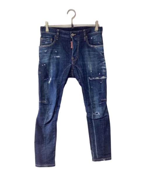 DSQUARED2（ディースクエアード）DSQUARED2 (ディースクエアード) デニムパンツ インディゴ サイズ:42の古着・服飾アイテム
