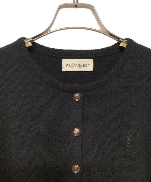 Yves Saint Laurent（イヴサンローラン）Yves Saint Laurent (イヴサンローラン) 薄手カーディガン ブラック サイズ:Mの古着・服飾アイテム