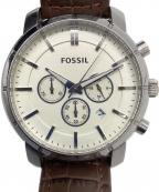 FOSSILフォッシル）の古着「リストウォッチ」｜ホワイト