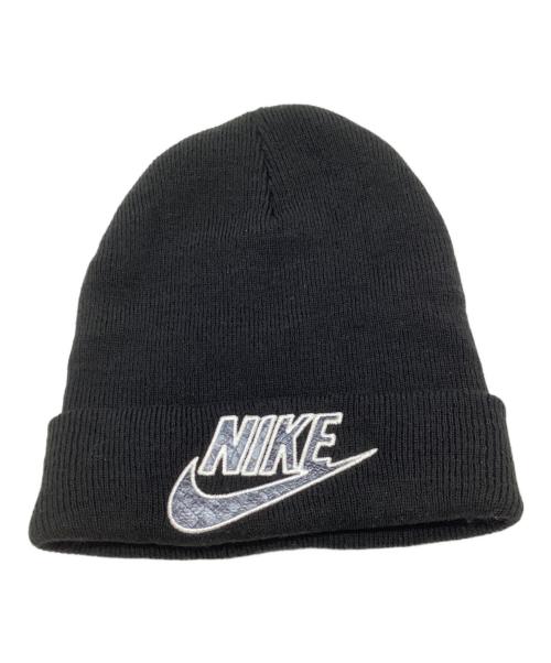 NIKE（ナイキ）NIKE (ナイキ) SUPREME (シュプリーム) ニット帽 ブラックの古着・服飾アイテム