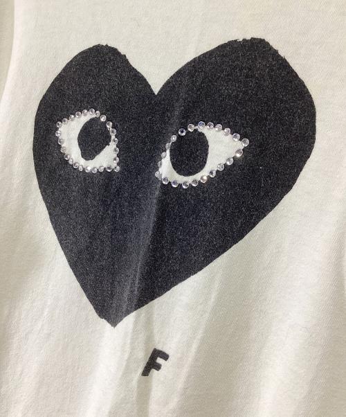 PLAY COMME des GARCONS（プレイコムデギャルソン）PLAY COMME des GARCONS (プレイコムデギャルソン) 半袖カットソー ホワイト サイズ:XLの古着・服飾アイテム