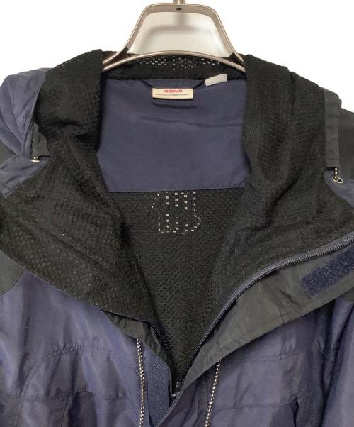 UNDEFEATED（アンディフィーテッド）UNDEFEATED (アンディフィーテッド) ナイロンジャケット ネイビー×ブラック サイズ:MEDIUMの古着・服飾アイテム