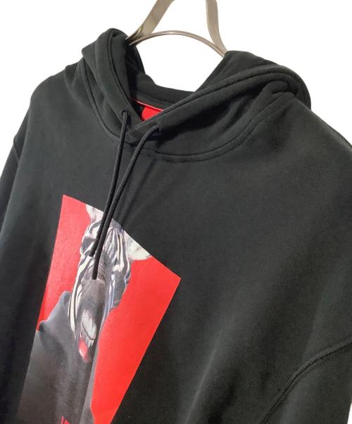 HUGO BOSS（ヒューゴ ボス）HUGO BOSS (ヒューゴ ボス) プルオーバーパーカー ブラック サイズ:XLの古着・服飾アイテム