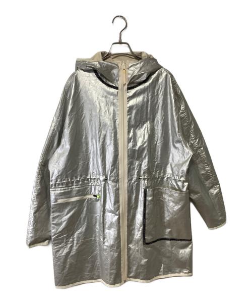 NIKE（ナイキ）NIKE (ナイキ) リバーシブルウーブンジャケット ベージュ×シルバー サイズ:XLの古着・服飾アイテム