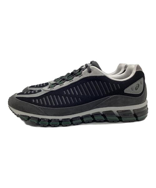 asics（アシックス）asics (アシックス) ローカットスニーカー グレー×ブラック サイズ:28.5の古着・服飾アイテム