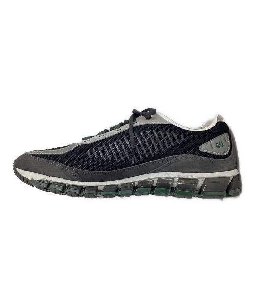 asics（アシックス）asics (アシックス) ローカットスニーカー グレー×ブラック サイズ:28.5の古着・服飾アイテム