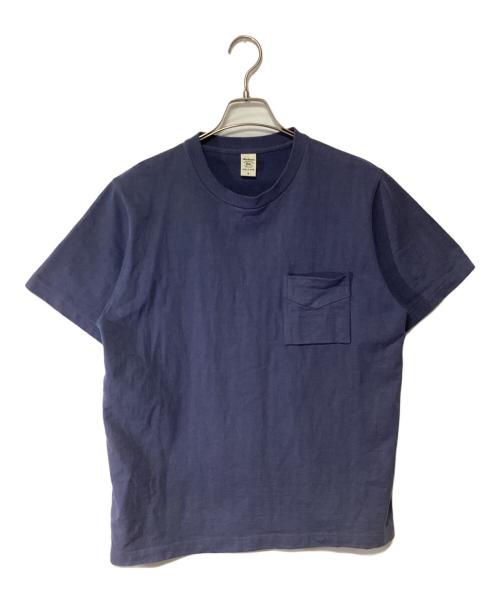 JACKMAN（ジャックマン）JACKMAN (ジャックマン) 半袖カットソー ネイビー サイズ:Mの古着・服飾アイテム